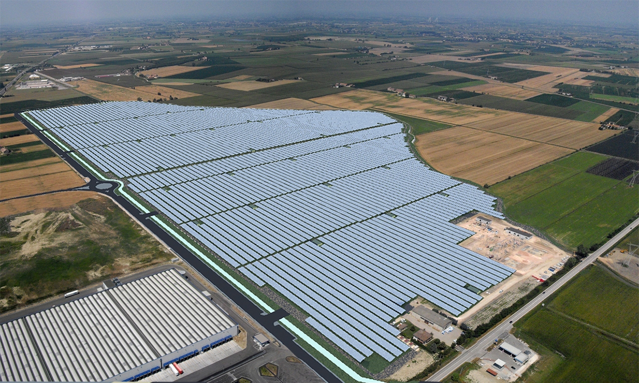 PLANTA SOLAR EN  SAN BELLINO (ROVIGO) 